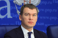 Дегтярев попросил Путина поддержать Хабаровский край