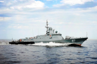 Крымские корабелы спустили на воду новый корабль для Черноморского флота
