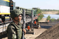 В Амурской области прошли учения железнодорожных войск
