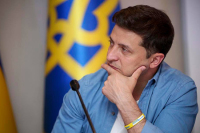 Зеленский заявил о готовности обсуждать с Путиным конфликт в Донбассе