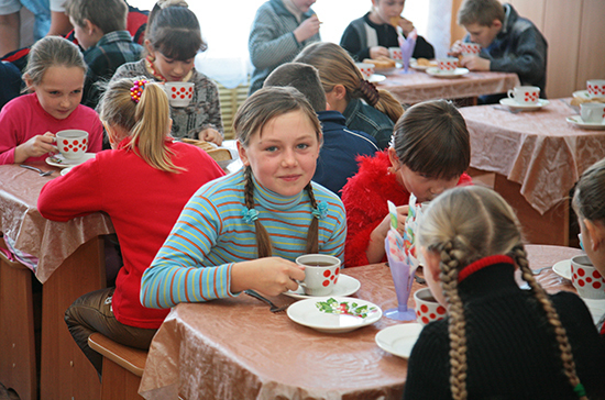 В России только в 8% школ и детсадов организовано специализированное питание