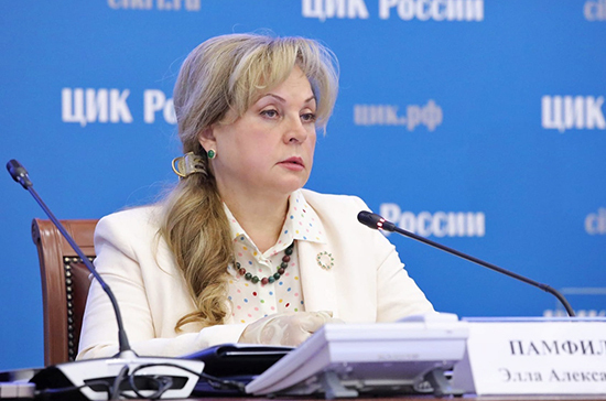 Памфилова отметила высокую явку избирателей на прошедших выборах