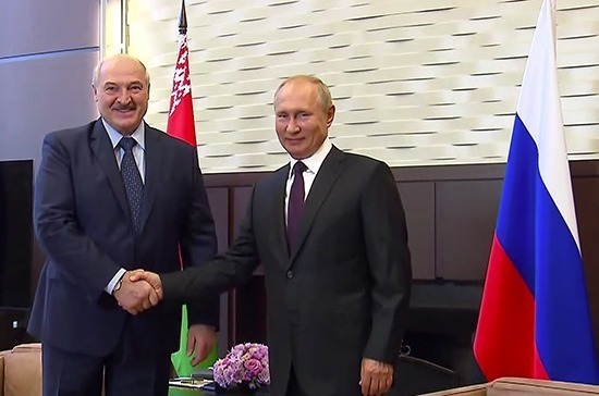 В Сочи начались переговоры Путина и Лукашенко 