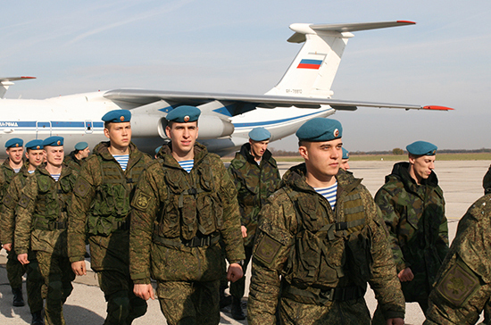 Российские десантники прибыли в Белоруссию для участия в совместных учениях