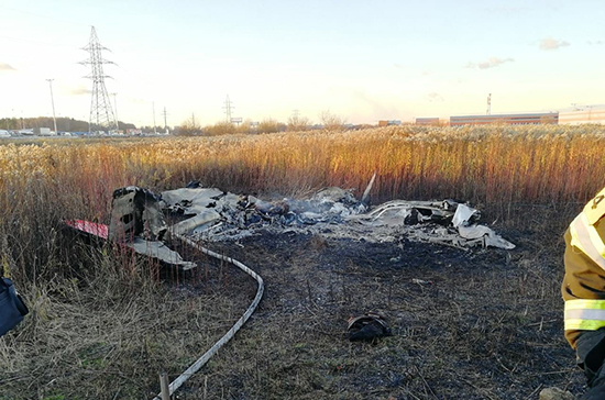 В Московской области при крушении легкомоторного самолёта погибли два человека