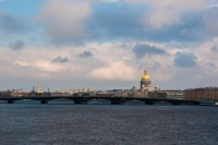 178 лет построили первый разводной мост через Неву