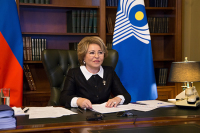 Матвиенко переизбрана председателем Совета Межпарламентской Ассамблеи СНГ