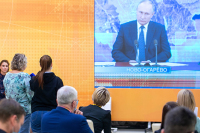 Пресс-конференция Путина длилась четыре с половиной часа
