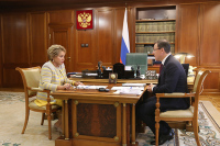 Матвиенко и Азаров обсудили развитие Самарской области