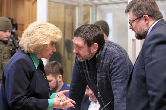 Татьяна Москалькова, руководитель портала РИА Новости Украина Кирилл Вышинский. Фото: РИА Новости
