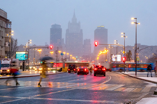 Москвичей предупредили об ухудшении погоды в ночь на 8 апреля