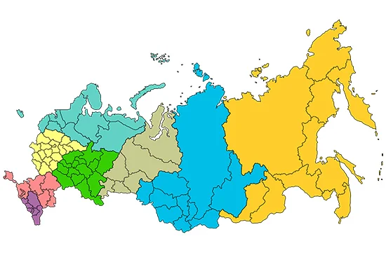Федеральные округа появились в России 21 год назад