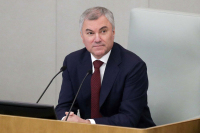 Володин пригласил главу парламента Сербии выступить на заседании Госдумы