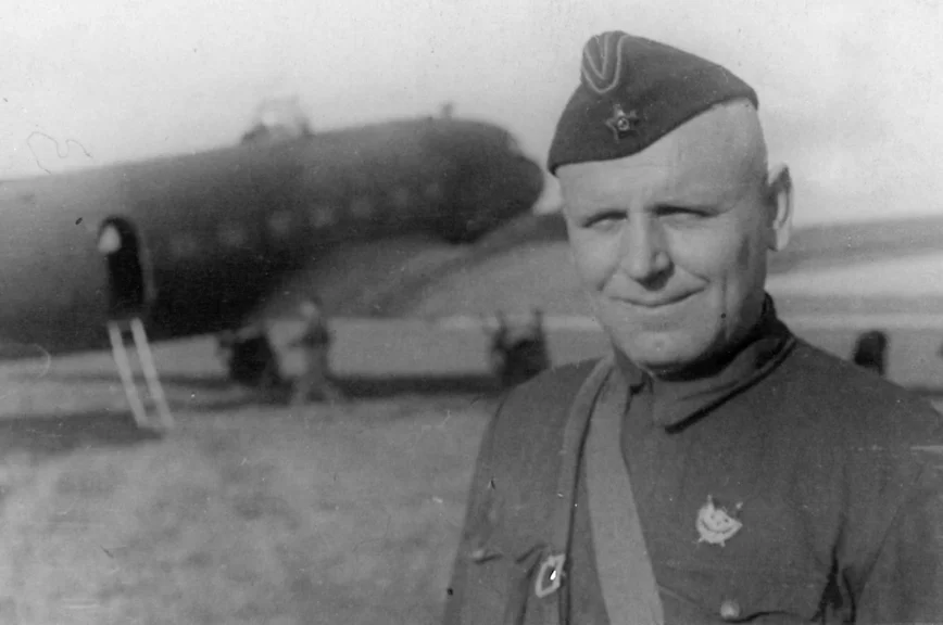 П.И. Колесников. Аэродром Внуково. Май 1942 г.