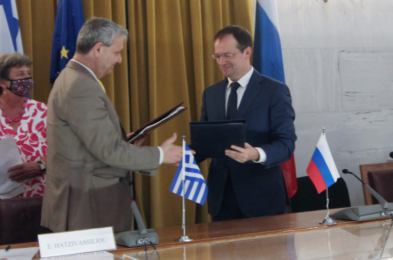 В Афинах прошла церемония открытия Года истории Россия-Греция