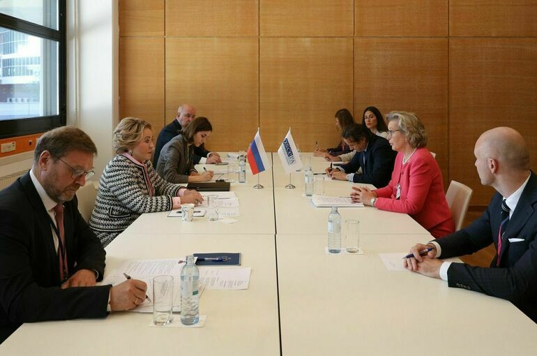 Матвиенко призвала разработать в ОБСЕ единые правила наблюдения за выборами