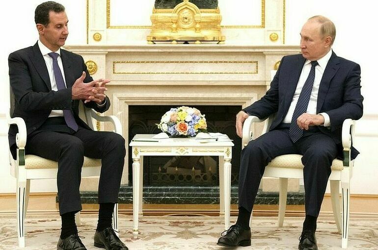 Путин встретился с президентом Сирии 