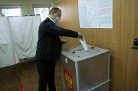 Спикер парламента Кубани проголосовал на выборах депутатов Госдумы