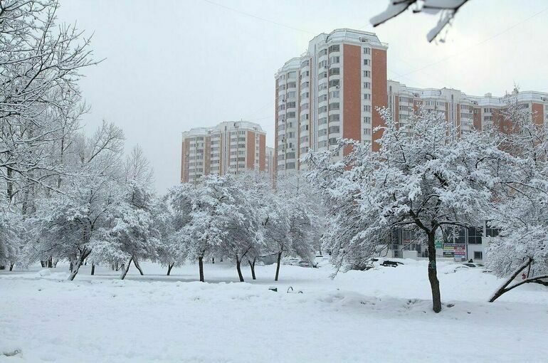Москвичам посоветовали не выходить из дома в выходные из-за рекордного снегопада