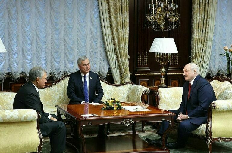 Володин и Лукашенко обсудили обеспечение решений госсовета Союзного государства
