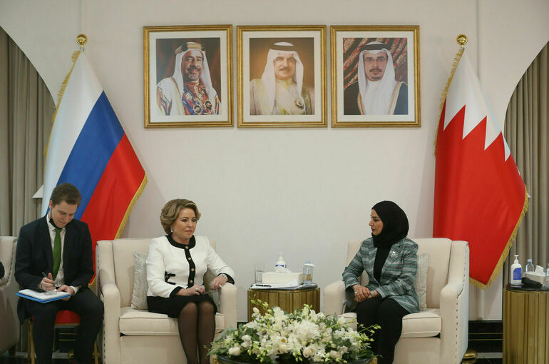 Матвиенко заявила о «серьёзных намерениях», с которыми прибыли в Бахрейн российские сенаторы