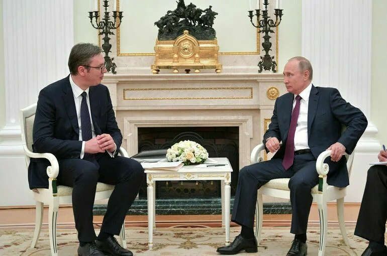 Путин и Вучич обсудили поставки дополнительных объёмов газа в Сербию 