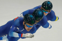 Российские конькобежцы взяли серебро в командном пасьюте на Олимпиаде