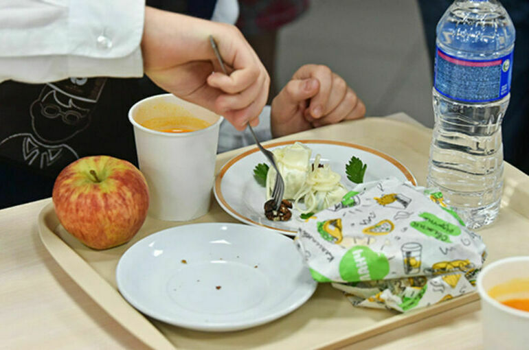 Российских школьников хотят кормить отечественным мясом, овощами и фруктами 