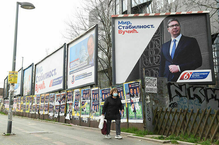Российские сенаторы отправятся в Сербию для наблюдения за выборами президента
