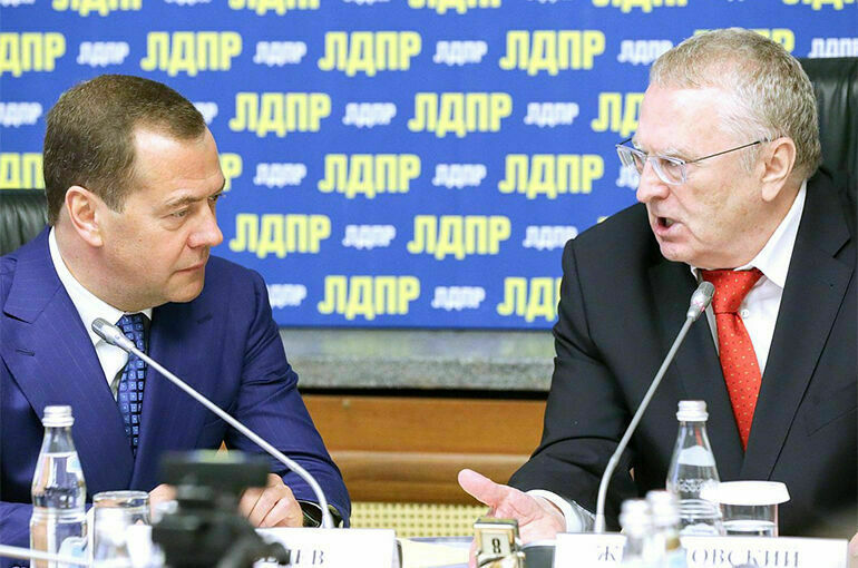 Медведев: Жириновский принял мощнейшее участие в создании политики России