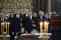 Отпевание Жириновского посетили депутаты Госдумы и члены ЛДПР