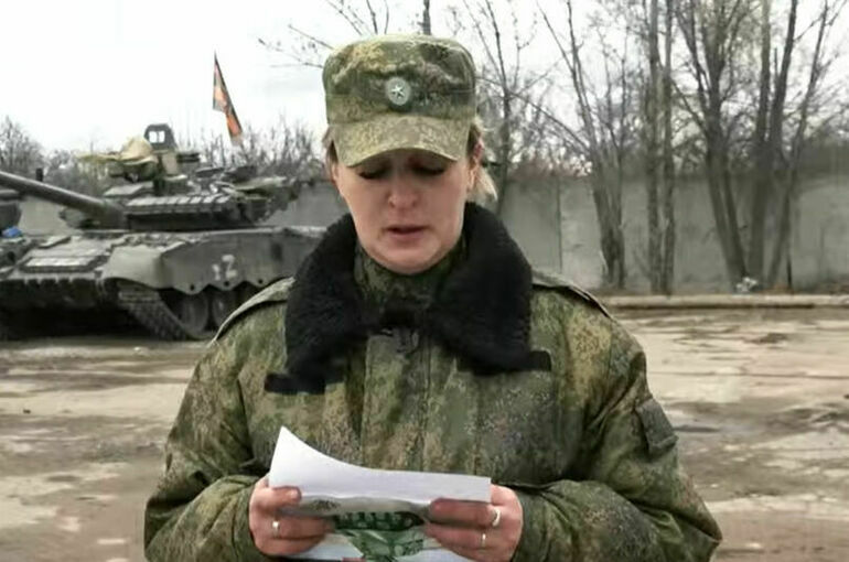Детская благодарность растрогала российскую военнослужащую в Донбассе