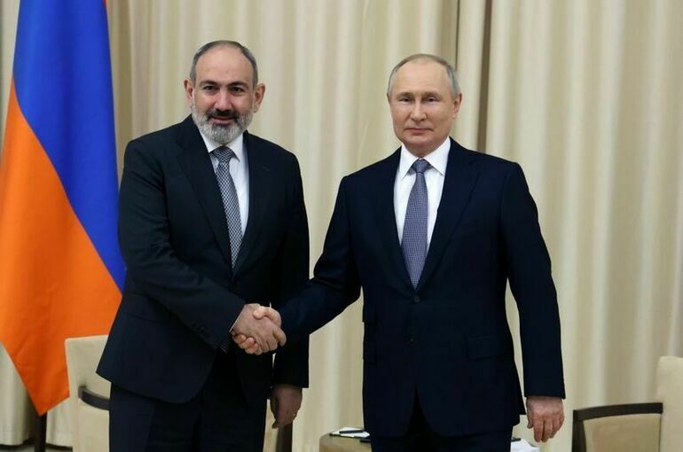 Путин и Пашинян договорились активизировать взаимодействие России, Азербайджана и Армении