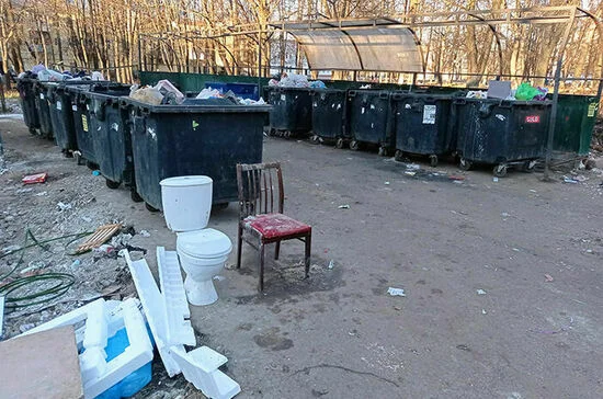 Кому принадлежит мусор в контейнере для отходов