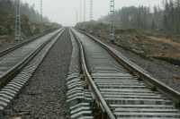 Возведение российской части первого ж/д моста через Амур завершено