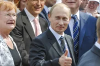 Владимир Путин на съезде финно-угорских народов в Мордовии (2007 год)