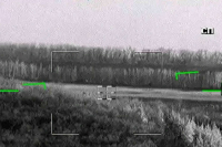 Минобороны РФ опубликовало кадры авиаудара Су-24м по замаскированным позициям ВСУ