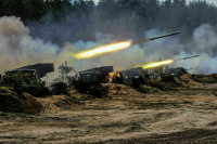 Минобороны: ВС РФ поразили украинскую батарею систем залпового огня «Град»