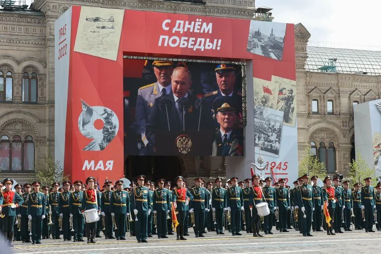 Парад, посвященный 77-й годовщине Победы в Великой Отечественной войне. Фото: пресс-служба Совета Федерации.