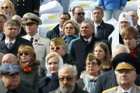 Председатель Совета Федерации Валентина Матвиенко на параде, посвященном 77-й годовщине Победы в Великой Отечественной войне. Фото: пресс-служба Совета Федерации.