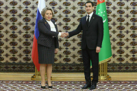 Матвиенко от имени Путина пригласила президента Туркменистана посетить Россию