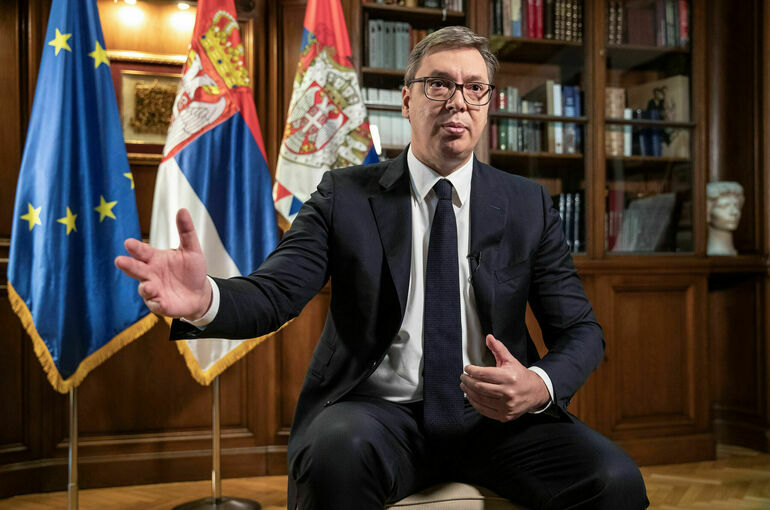 Вучич заявил, что Сербия будет сопротивляться введению антироссийских санкций