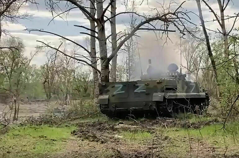 Минобороны РФ опубликовало кадры уничтожения переправы ВСУ через Северский Донец