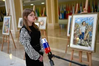 Выставка детских рисунков «Красота Божьего мира». Фото: Юрий Инякин/ПГ