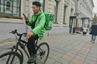 В ходе рейда в Москве выявлено 3,4 тысячи нарушений курьерами на велосипедах