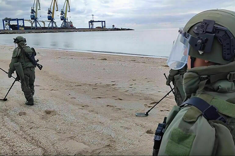 МИД РФ: Пять иностранных судов покинули порт Мариуполя после разминирования