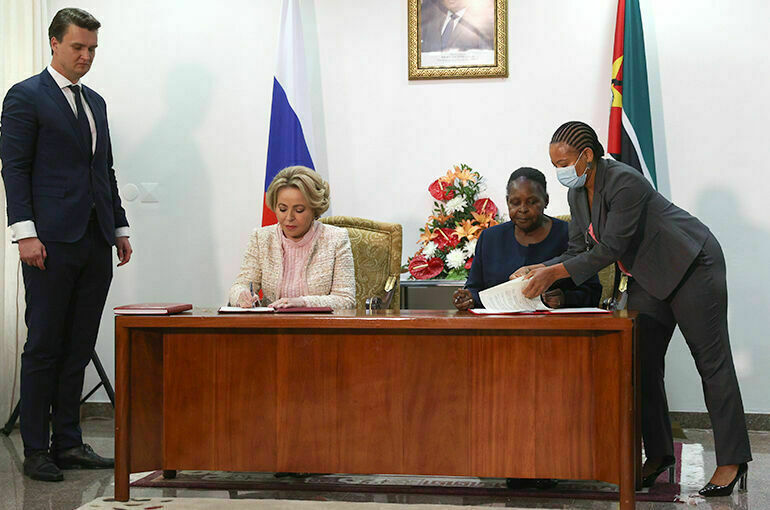 В Мапуту подписано соглашение о сотрудничестве между Советом Федерации и Ассамблеей Республики Мозамбик