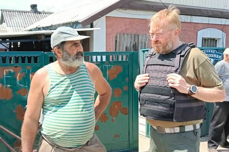 Милонов посетил ДНР с гуманитарной миссией