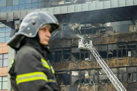 На западе Москвы потушили пожар в бизнес-центре