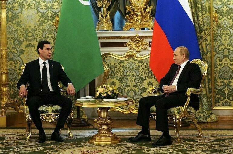 В Кремле проходит встреча Путина с президентом Туркменистана